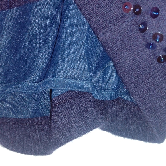 Nina Patrick sequin cardigan ptp 19 " - Picture 5 of 6